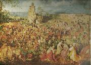 Pieter Bruegel korsbarandet. oil on canvas